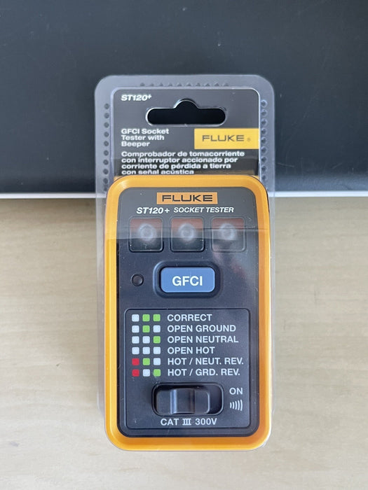 Fluke ST120+ GFCI Socket Tester with Beeper