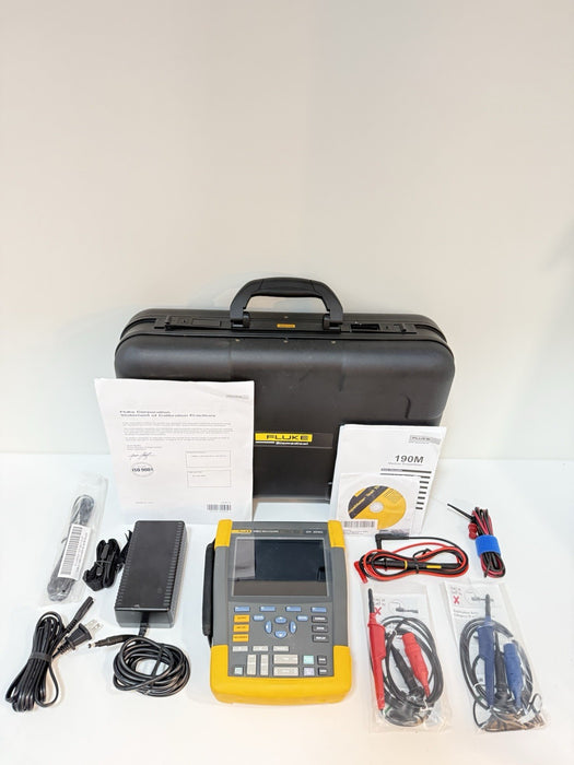 FLUKE 190M-2 MEDICAL SCOPEMETER 2CH 200MHZ OSCILLOSCOPE (TESTED) SHIPS FAST