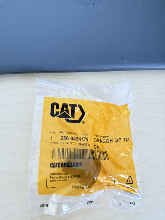 CAT 256-6454 2 PIN PASSIVE STAINLESS STEEL TEMPERATURE SENSOR (GENUINE OEM)