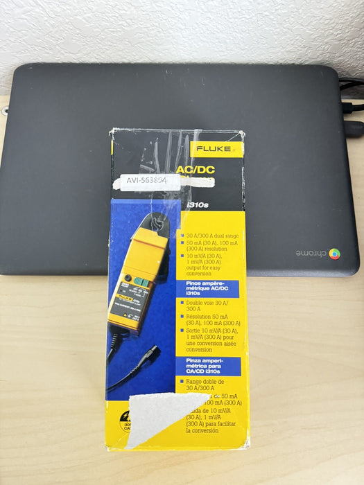 Fluke I310S AC/DC Current Clamp/BNC, 0.1A-300A AC/DC Switchable