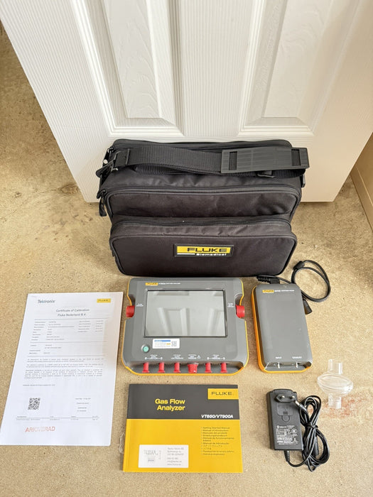 FLUKE VT900A GAS FLOW ANALYZER (CALIBRATED 2022) W/VAPOR & CHARGER-FREE SHIPPING