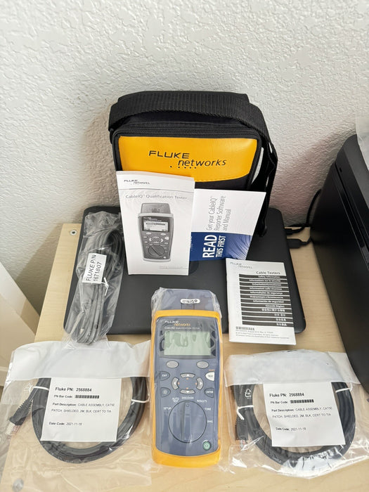 FLUKE NETWORKS CABLE IQ QUALIFICATION TESTER CIQ-100 /NEW SEALED - FREE SHIPPING