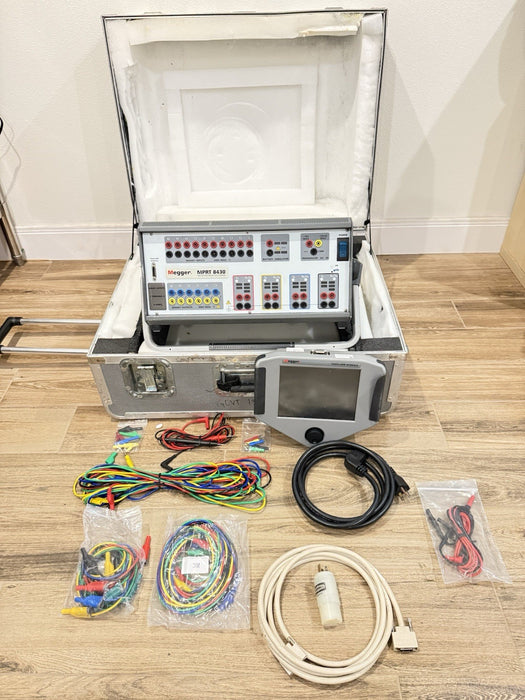 MEGGER MPRT8430 PROTECTIVE RELAY TESTING SYSTEM & TOUCH VIEW INTERFACE/SHIPSFREE