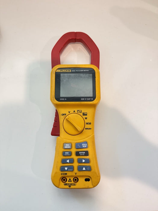 FLUKE 345 PQ CLAMP METER (PARTS ONLY) FOR PARTS - SHIPS FAST