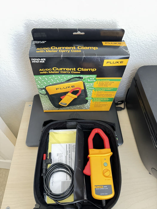 Fluke i1010 AC/DC Current Clamp Multimeter Accessory with Case and Box! (NEW)