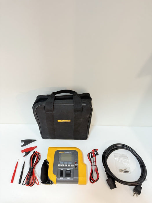 FLUKE BIO MEDICAL ESA609 ELECTRICAL SAFETY ANALYZER PORTABLE METER & ACCESSORIES