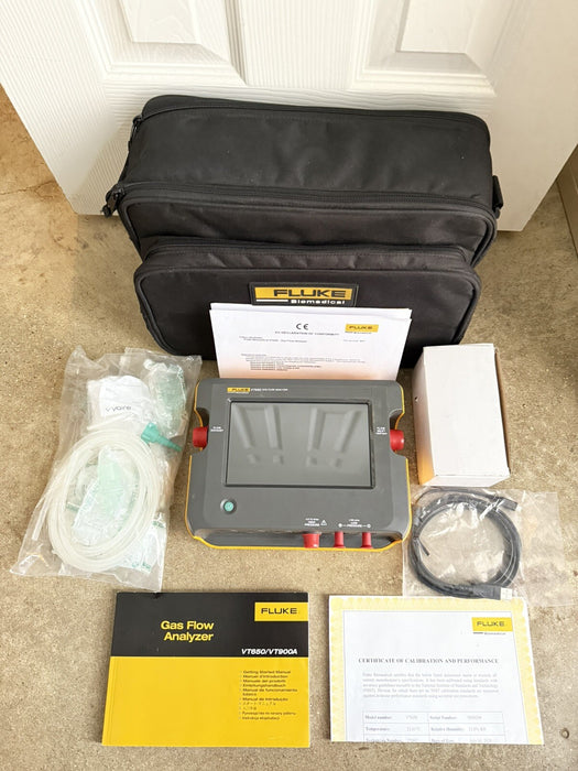 FLUKE VT650 GAS FLOW ANALYZER W/ CHARGER & BAG - & FREE SHIPPING