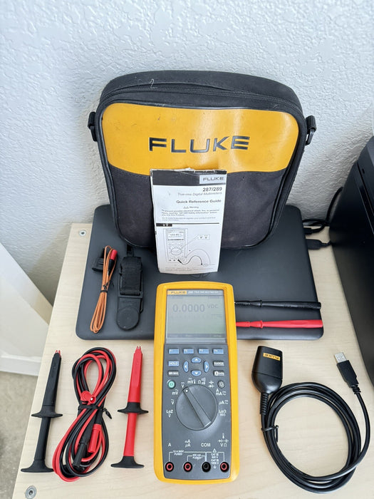 FLUKE 289 FVF DIGITAL MULTIMETER W/ ACCESSORIES - FREE SHIPPING