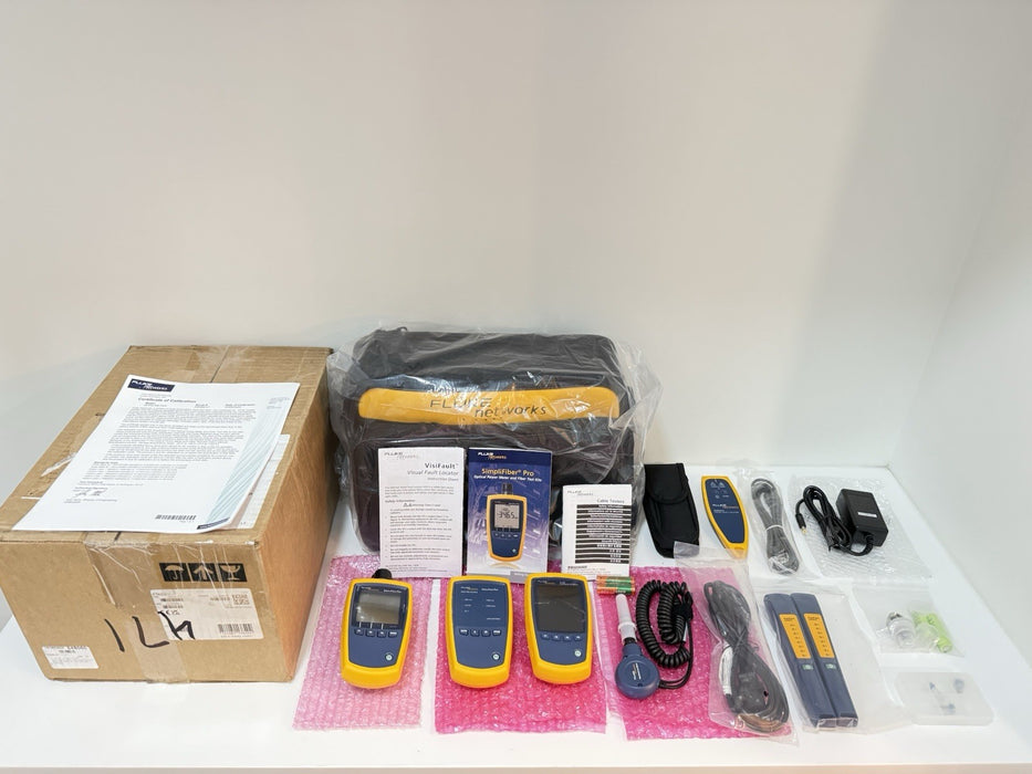 FLUKE NETWORKS FTK1375 MULTIMODE FIBER POWER METER & SOURCE W/ INSPECTION (NEW)