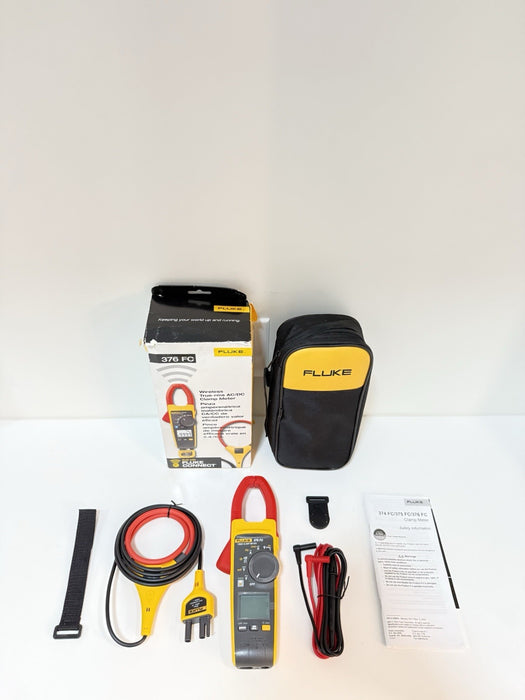 FLUKE 376FC WIRELESS TRUE RMS AC/DC CLAMP METER ( NEW FACTORY SEALED) SHIPS FAST