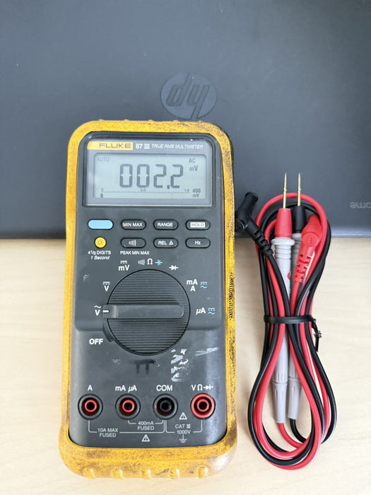 Fluke 87 III True RMS Digital Multimeter W/ Leads - SHIPS FAST