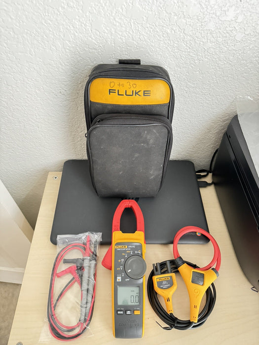 FLUKE 376 FC 1000A AC/DC TRUE RMS WIRELESS CLAMP METER W IFLEX PROBE -SHIPS FAST