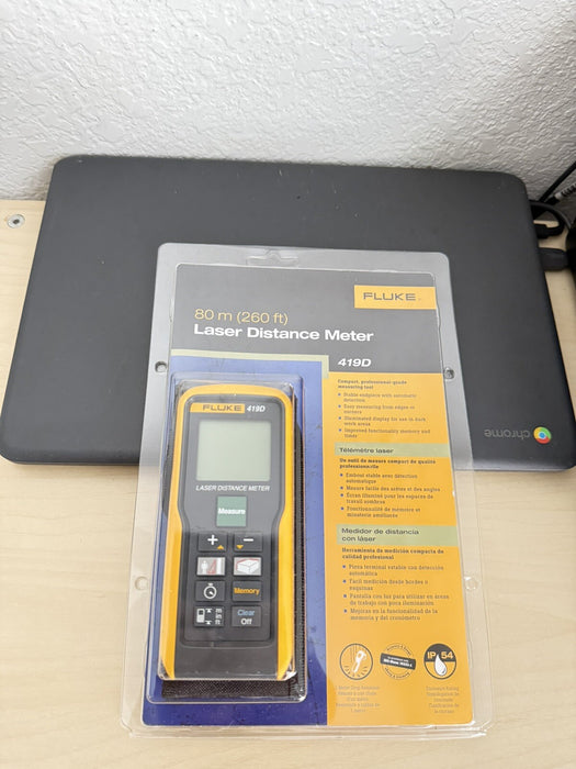 FLUKE 419D LASER DISTANCE METER (NEW SEALED) SHIPS FAST