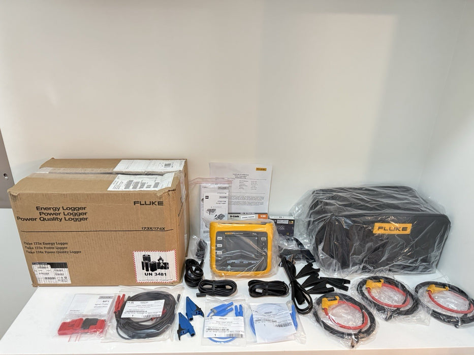 FLUKE 1734/EUS ENERGY LOGGER (NEW FACTORY BOX) CALIBRATED 2025 - SHIPS FAST