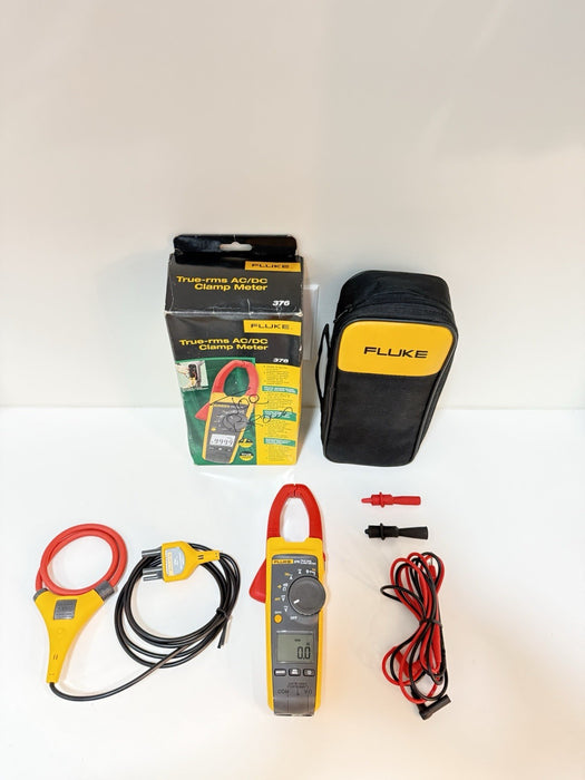 FLUKE 376 TRUE RMS AC/DC CLAMP METER (NEW SEALED) SHIPS FAST