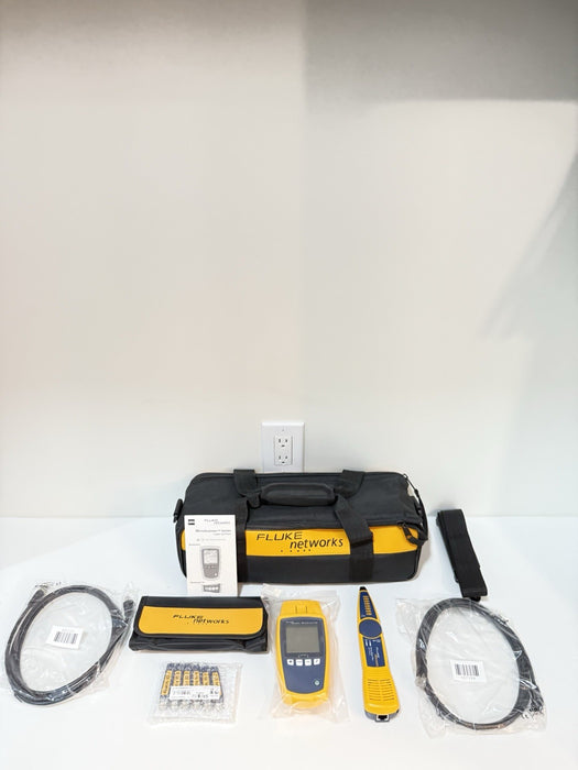 FLUKE NETWORKS MICROSCANNER POE CABLE VERIFIER KIT (MS-POE-KIT) NEW / SHIPS FREE
