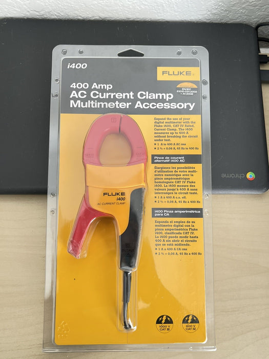 FLUKE i400 AC CURRENT CLAMP/ FREE SHIPPING (NEW SEALED)