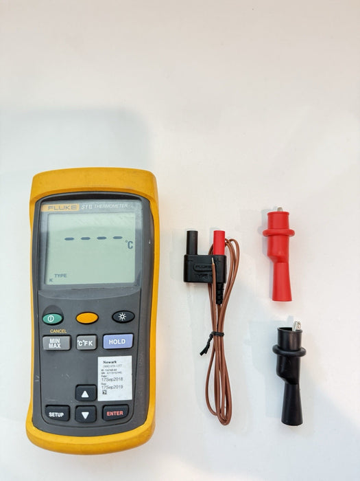 FLIKE 51 II THERMOCOUPLE THERMOMETER W / PROBE (SHIPS FAST)
