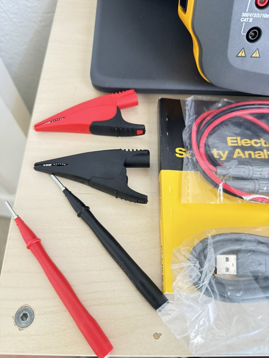 FLUKE ESA612 ELECTRICAL SAFETY ANALYZER 115V W/ACCESSORIES & BAG-FREE SHIPPING