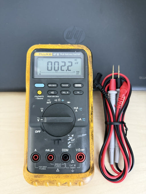 Fluke 87 III True RMS Digital Multimeter W/ Leads - SHIPS FAST