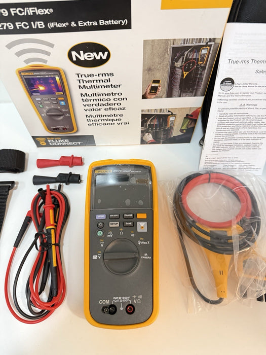 FLUKE 279 FC/iFLEX TRUE-RMS THERMAL MULTIMETER (NEW FACTORY SEALED) MFD-2024 NEW