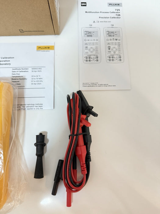 FLUKE 725 MULTIFUNCTION PROCESS CALIBRATOR (NEW FACTORY SEALED) CALIBRATED 2025