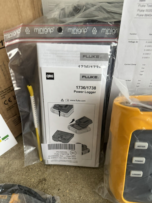 FLUKE 1736/EUS POWER LOGGER / NEW FACTORY SEALED (CALIBRATED 2025/ FREE SHIPPING