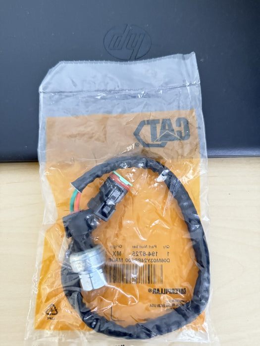 CAT 194-6725 1135KPA STEEL PRESSURE SENSOR (NEW SEALED) GENUINE OEM