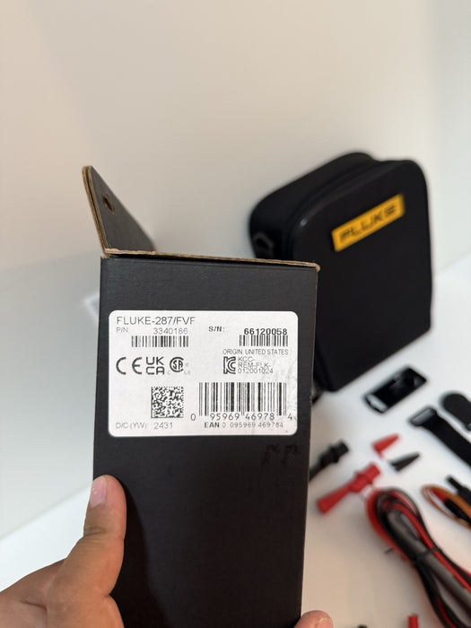 FLUKE 287/FVF TRMS MULTIMETER KIT (NEW FACTORY SEALED)CALIBRATED 2024 SHIPS FAST