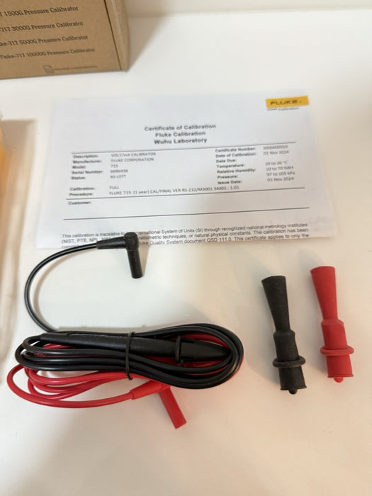 FLUKE 715 VOLT/MA CALIBRATOR (NEW FACTORY SEALED)CALIBRATED 2024 - FREE SHIPPING