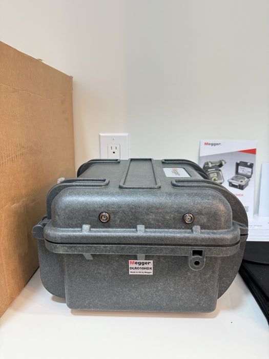 MEGGER DLRO10HDX DIGITAL LOW RESISTANCE OHMMETER (NEW FACTORY SEALED) CAL 2024