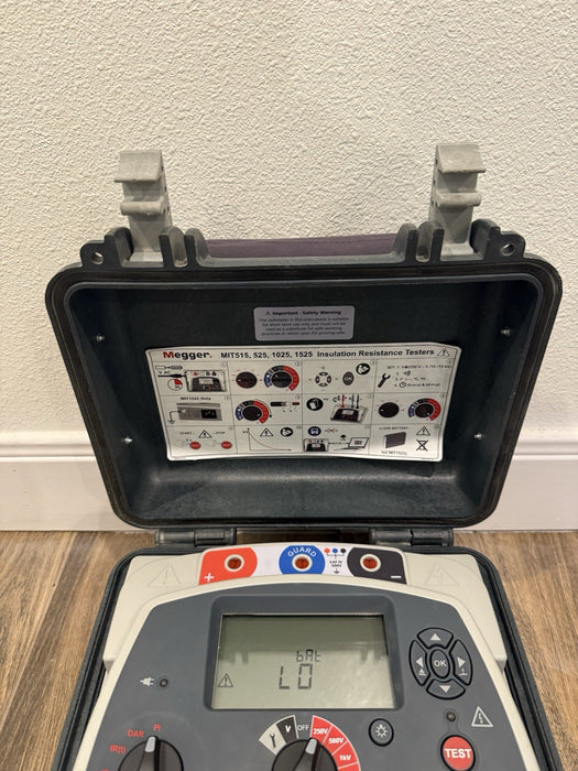 MEGGER MIT515 5KV INSULATION TESTER W/LEADS (TESTED) FREE SHIPPING