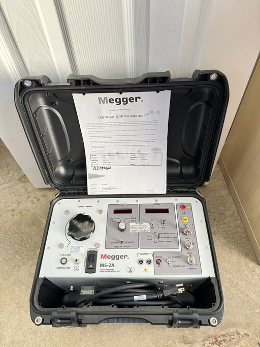 Megger MS-2A-CIRCUIT BREAKER & OVERCURRENT RELAY TEST SET (CALIBRATED 2023-2024)
