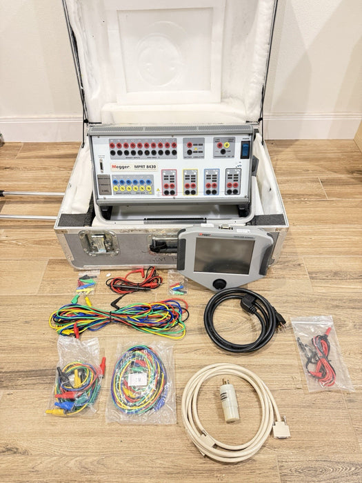 MEGGER MPRT8430 PROTECTIVE RELAY TESTING SYSTEM & TOUCH VIEW INTERFACE/SHIPSFREE