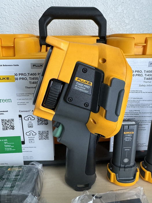 FLUKE Ti450 PRO 60HZ THERMAL IMAGER W / 2 BATTERIES / SHIPS FAST / FREE SHIPPING