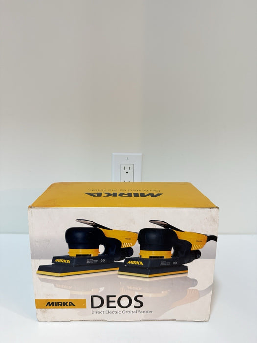 MIRKA DEOS 353XCV DIRECT ELECTRIC ORBITAL SAMDER (NEW FACTORY SEALED) SHIPS FAST