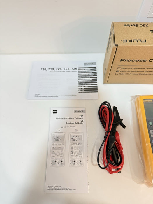 FLUKE 725/FPC PROCESS CALIBRATOR W/ 1 YEAR PREMIUM CARE MFD-2025 CALIBRATED 2025