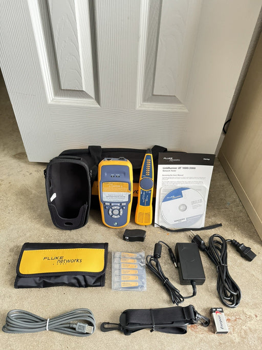 FLUKE NETWORKS LRAT-2000 KIT TESTER W FLUKE INTELLITONE PROBE (FREE SHIPPING)