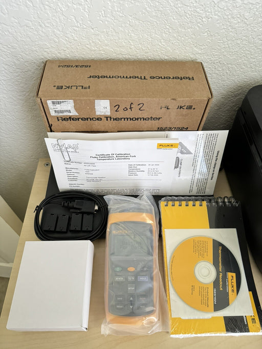 Fluke Calibration 1524 Dual Channel Reference Thermometer / FACTORY SEALED 2024