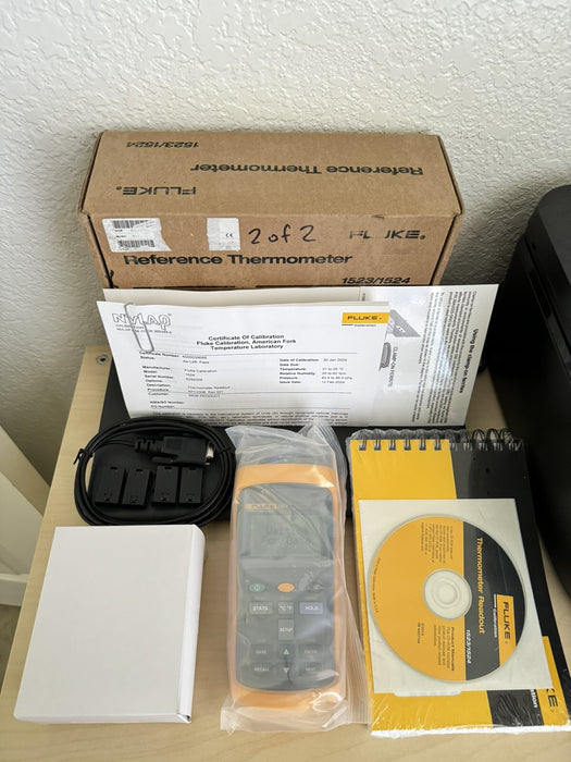 Fluke Calibration 1524 Dual Channel Reference Thermometer / FACTORY SEALED 2024