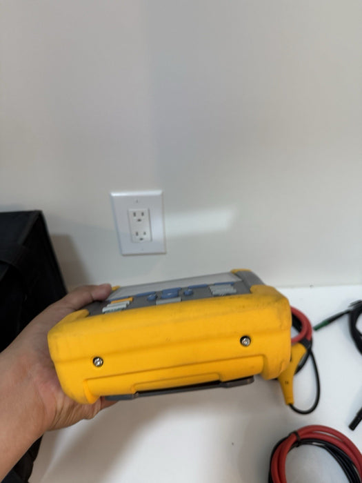 FLUKE 434 SERIES II ENERGY ANALYZER W/ACCESSORIES - SHIPS FREE (TESTED)