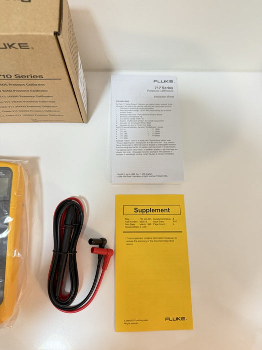 FLUKE 717 500G PRESSURE CALIBRATOR (NEW FACTORY SEALED) CALIBRATED 2024 / NEW
