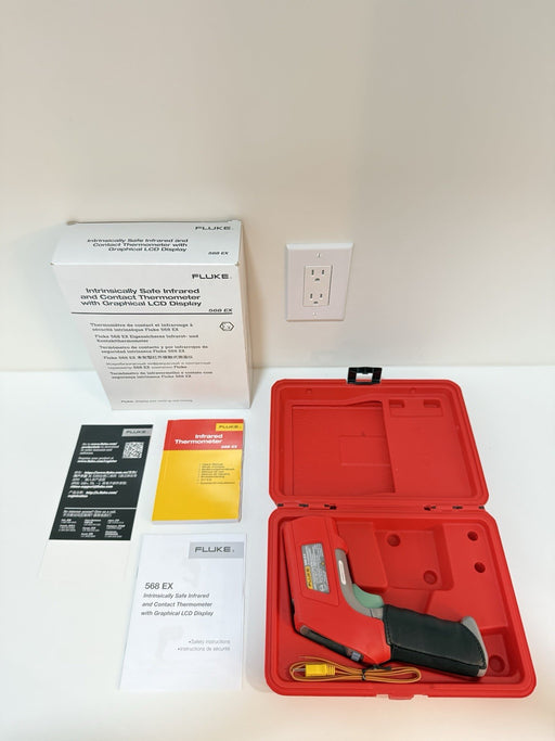 FLUKE 568EX IR THERMOMETER (NEW FACTORY SEALED) FREE SHIPPING