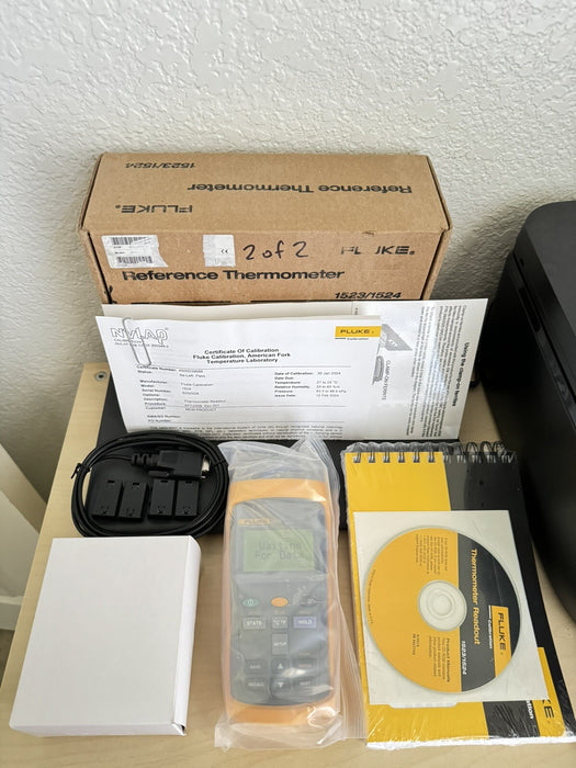 Fluke Calibration 1524 Dual Channel Reference Thermometer / FACTORY SEALED 2024
