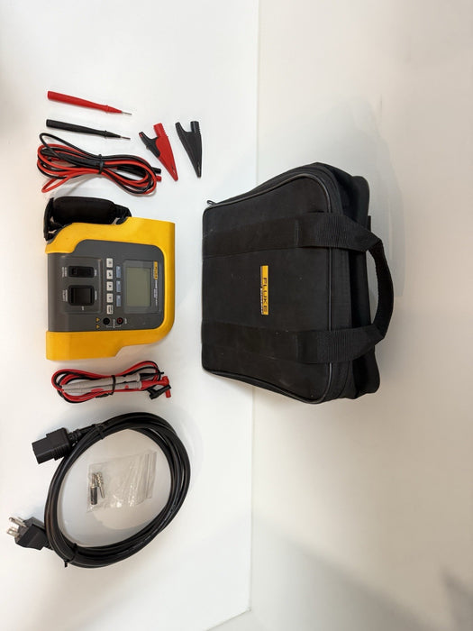 FLUKE BIO MEDICAL ESA609 ELECTRICAL SAFETY ANALYZER PORTABLE METER & ACCESSORIES