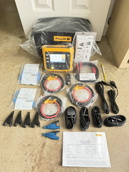 Fluke 1732 Three-Phase Energy Logger W / Iflex 1500-12 (CALIBRATED 2023-2024)