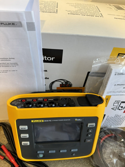 Fluke 3540 FC KIT 3-Phase Power/Monitoring Kit Fluke Connect (SHIPS NEXT DAY)