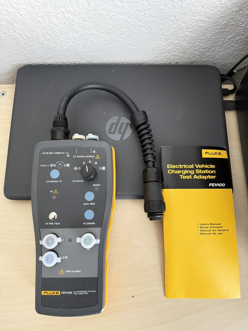 Fluke FEV100 FEB100/TY1 EV Charging Stating Test Adapter Meter (METER ONLY)