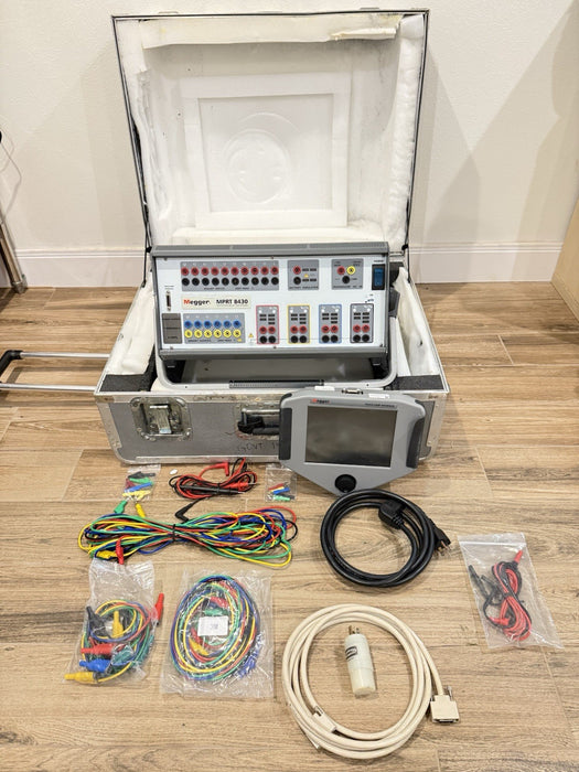 MEGGER MPRT8430 PROTECTIVE RELAY TESTING SYSTEM & TOUCH VIEW INTERFACE/SHIPSFREE