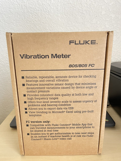 Fluke 805 FC Mechanical Machine Vibration Meter Tester (New Condition FACTORYBOX
